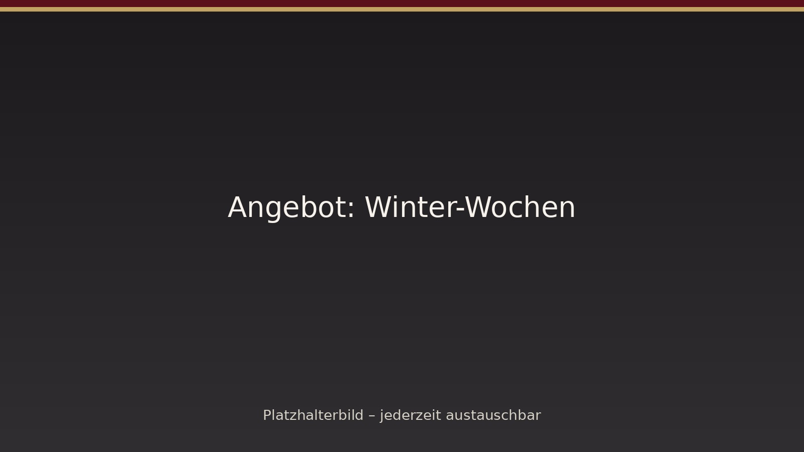 Winter-Wochen